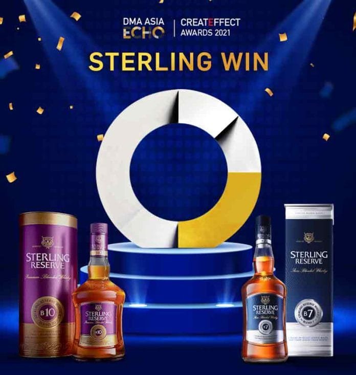 DMA-Asia-CREATEFFECT-ECHO-A Sterling Reservehas won aGoldfor its marketing campaign ‘Chase the Next’ in the Food and Beverage category