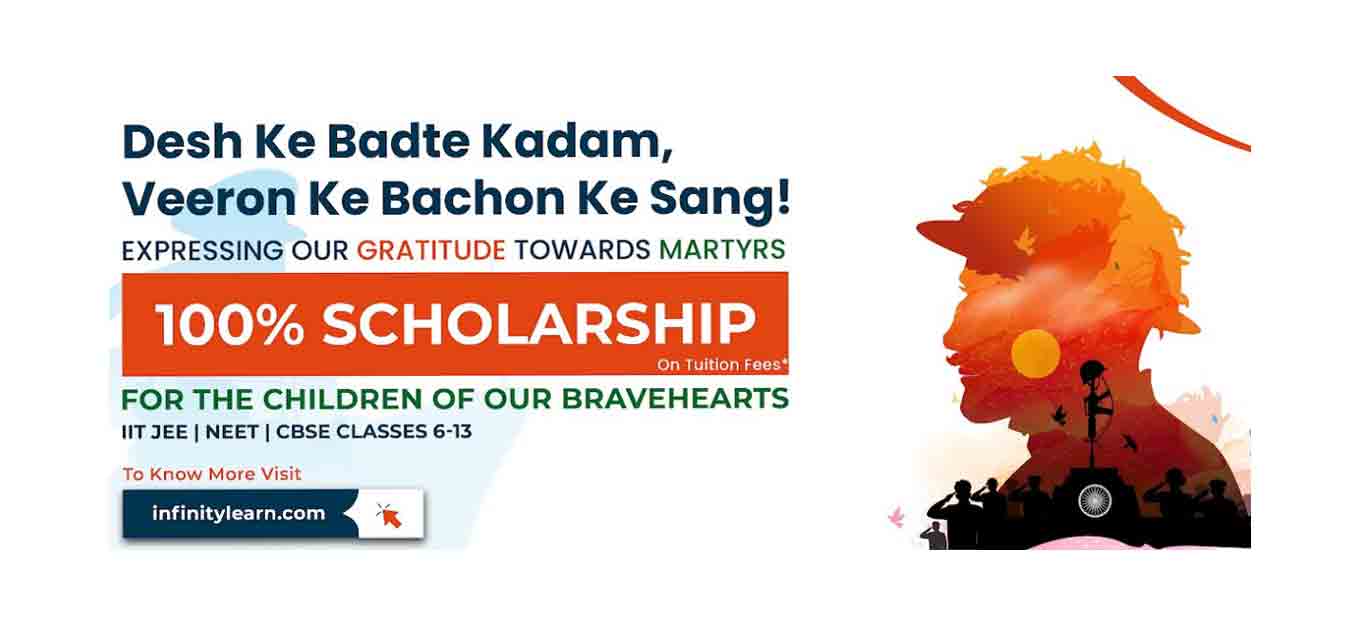 Infinity Learn Announce Free Scholarship for Martyr Childerns