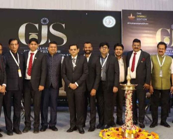 GJS-Council-members-with-Gu GJS Council members with Guest of honor at the GJS Diwali show