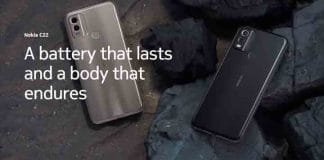Nokia C22 smartphone