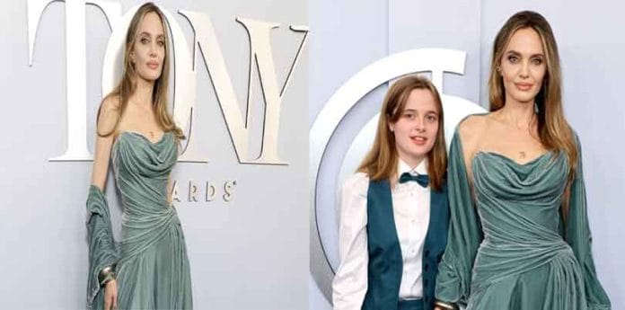 Angelina Jolie with her daughter Vivienne at Tony Award # Angelina Jolie with her daughter Vivienne at Tony Award