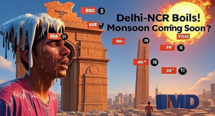 Extreme heat hits Delhi-NCR and half of India! IMD issues red alert, says monsoon may bring relief from June 14 – check full forecast now.