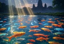 Garun Chatti’s Sacred Pond: Where Fiery Fish Heal Kalsarp Dosh and Destroy Negativity Astrological and Ayurvedic Interpretations of the Garun Ganga Rituals