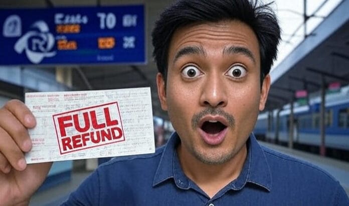 "Railway refund revolution: Full ticket amount to be returned after cancellation—game changer for millions."