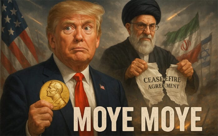 “Trump dreamed of the Nobel. Khamenei gave him ‘Moye Moye’ instead.”