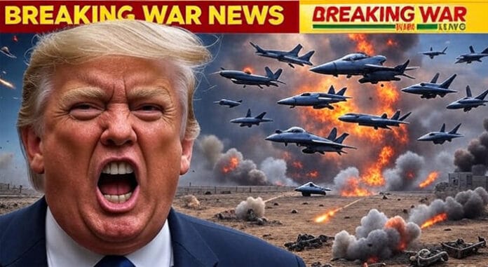 Trump-Sends-Chilling-Warnin Trump to Iran: Prepare for Full U.S. Military Strike If You Dare Attack