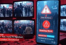 Iran accuses Israel of TV hijacking and bank hacking while Israeli politicians report chilling threats Iran accuses Israel of TV hijacking and bank hacking while Israeli politicians report chilling threats. The cyber battlefield is heating up fast.