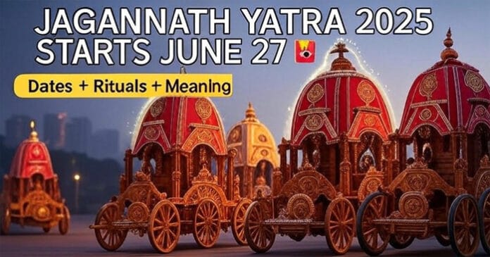 Jagannath Rath Yatra 2025 is back! Learn the holy meaning behind the journey of Lord Jagannath, Balabhadra, and Subhadra — from Sahastradhara to Gundicha