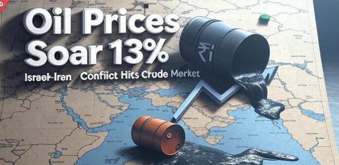 oil-prices-surge-israel-ira Oil Prices Shoot Up 13% After Israel Hits Iran — Costlier Petrol and Diesel Expected