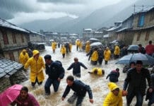 MonsoonHimachal Pradesh Devastated by Cloudburst and Flash Floods: Government Shuts Down Two Districts Amid Red Alert Himachal cloudburst news today