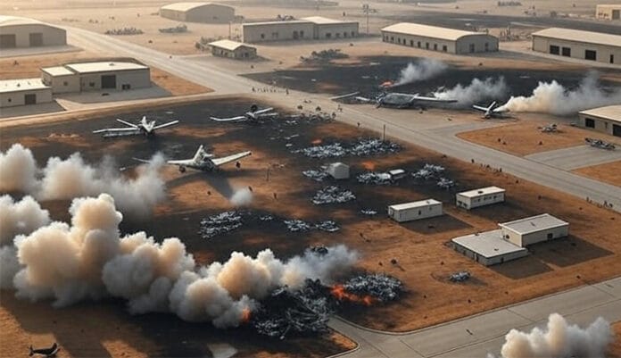 Iranian-missile-strike-Qata Iranian missile strike Qatar