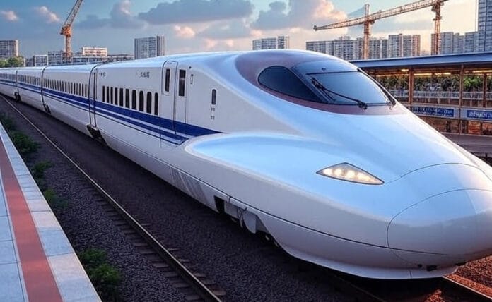 Mumbai-Ahmedabad-bullet-tra Mumbai Ahmedabad bullet train update 2025