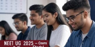 NEET UG counselling 2025 schedule