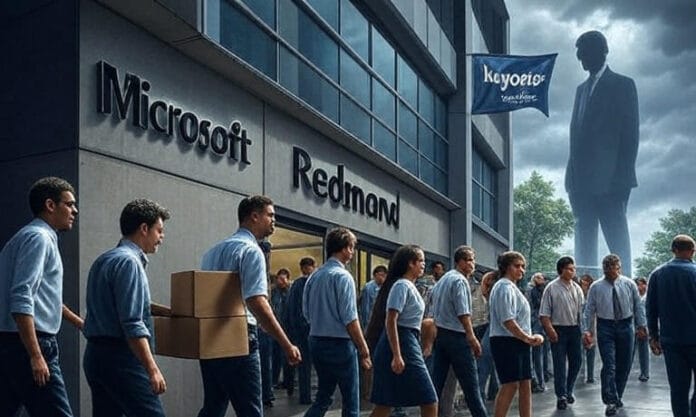 microsoft-layoffs-2025-9100 Microsoft Layoffs Rock Industry: Top Exec on Leave, 9,100 Jobs Gone