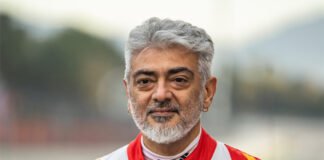 Ajith Kumar in intense heist scene from Good Bad Ugly Tamil film break-even hit 2025 box office success