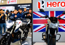 Hero MotoCorp Expands to UK Market Through Partnership with MotoGB Hero MotoCorp motorcycle displayed at UK launch event 2025