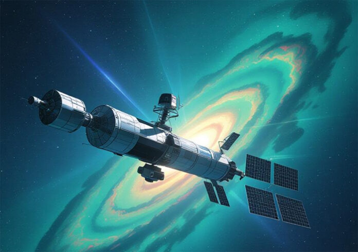 ISRO space station concept illustration 2035 India orbital hub
