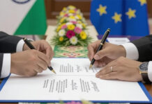 India & EU Forge New Strategic Agenda: Technology, Defence, Sustainability at the Core Indian and EU officials signing strategic cooperation agenda in 2025