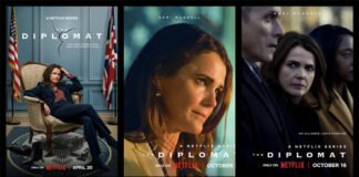 Kerri Russell The Diplomat Season 3 political drama review 2025