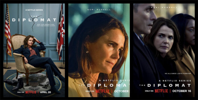 Kerri-Russell-The-Diplomat- Kerri Russell The Diplomat Season 3 political drama review 2025