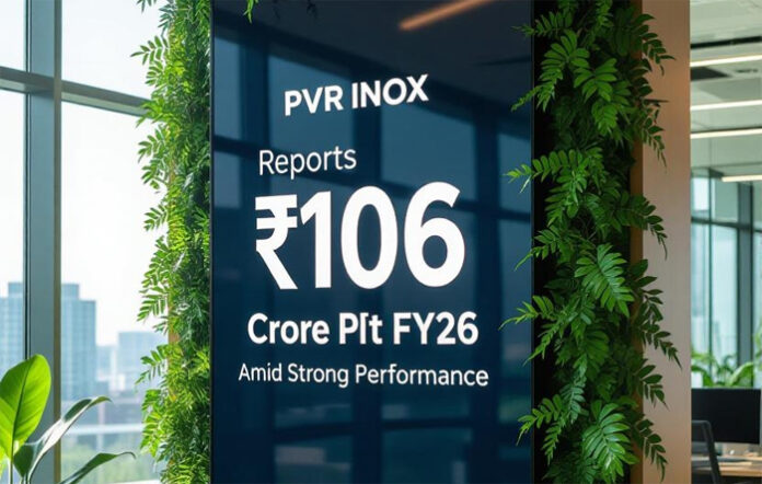 PVR-INOX-Q2-FY26-profit-202 PVR INOX executives announcing quarterly financial results.