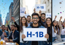 US Clarifies H-1B Visa Fee Exemptions, Offering Relief to Indian Techies and Students Students and tech workers celebrating H-1B visa fee exemptions