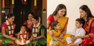 Women participate in community Ahoi Ashtami pooja in Delhi, promoting cultural traditions