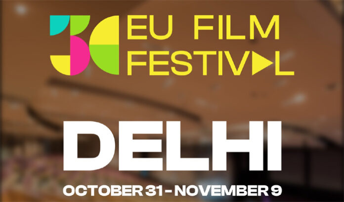 Audience attending the European Union Film Festival 2025 in India, watching European films and participating in discussions