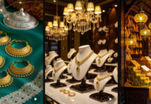 Gold Prices Hold Steady on Dhanteras 2025 Amid High Demand Gold coins and jewelry displayed for sale during Dhanteras 2025.