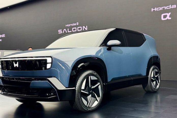 Honda Elevate SUV showcased at Auto Expo. Honda Elevate SUV showcased at India Auto Expo — flagship of Honda’s 2030 strategy