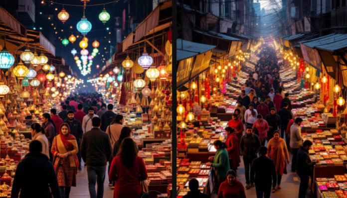 india-diwali-2025-record-tr Traders celebrating record Diwali 2025 sales in Indian market