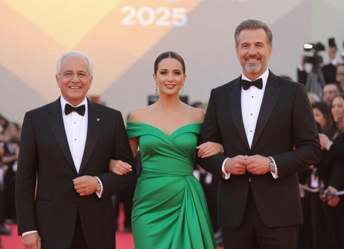 Red carpet at the 23rd Morelia International Film Festival 2025 with international actors and filmmakers