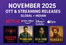 Top OTT & Streaming Releases in November 2025: The Family Man 3, Delhi Crime 3, Stranger Things 5 & More November 2025 OTT & Streaming Releases