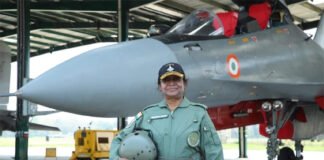 President Droupadi Murmu Rafale sortie Ambala Air Force Station 2025