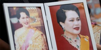 Queen Mother Sirikit of Thailand in royal regalia, Thailand mourning her death aged 93 in October 2025.”