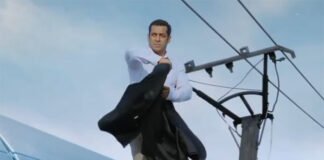 Salman Khan as Tiger standing with explosion background – YRF announces Tiger 4 movie 2026