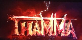 Thamma movie poster with ₹95.55 crore box office earnings