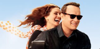 Julia Roberts and Tom Hanks promoting their new films streaming on Amazon Prime Video this weekend.
