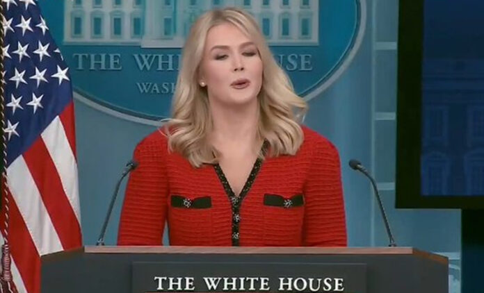 White House official spokesperson Karoline Leavitt