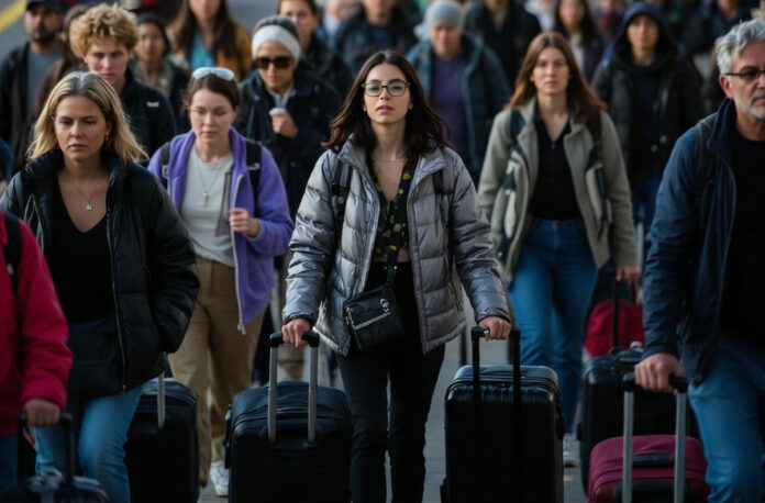 Thanksgiving 2025 Travel Rush Begins Crowded airports and highways as a record 55 million Americans travel for Thanksgiving 2025.