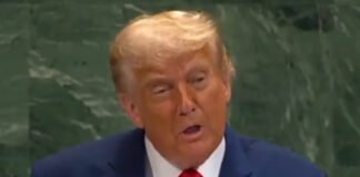 Donald Trump addresses supporters at a 2025 Florida rally during a heated immigration speech.