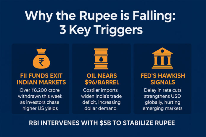 Why-the-Rupee-is-Falling “Why the Rupee is Falling: 3 Key Triggers”