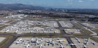 Thousands of Airbus A320 aircraft grounded worldwide due to critical software flaw causing major global flight disruptions.