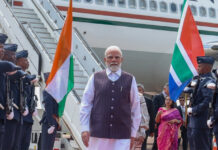 PM Narendra Modi Arrives in Johannesburg for Africa’s First G20 Summit, Sets Focus on Sustainable Growth and Multilateral Reforms PM Modi at 2025 G20 Johannesburg Summit
