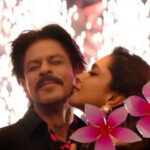 SRK Confirms Romance with Deepika Padukone in King — “Pyaar Toh Zaroor Hoga,” Says the Superstar “Shah Rukh Khan and Deepika Padukone in a romantic pose under golden lighting, with the title ‘King (2026)’ — symbolizing SRK’s return to romance and action.”