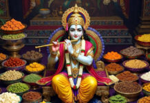 Why Lord Krishna Is Offered 56 Bhog: The Divine Story Behind India’s Most Beloved Food Tradition Chappan Bhog Offering to Lord Krishna