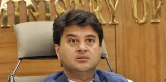 Jyotiraditya Scindia , Union Minister for Communications ,Govt. of India.