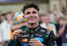 Lando Norris Clinches First F1 World Championship in Thrilling Abu Dhabi Finale Lando Norris celebrates after winning the 2025 Formula One World Championship at the Abu Dhabi Grand Prix.