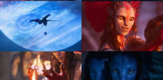 Avatar Fire and Ash movie showcasing volcanic Pandora visuals
