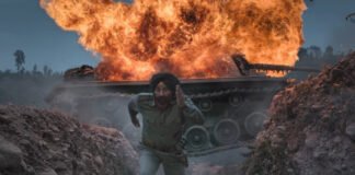 Border 2 teaser scene featuring Sunny Deol in Indian Army uniform